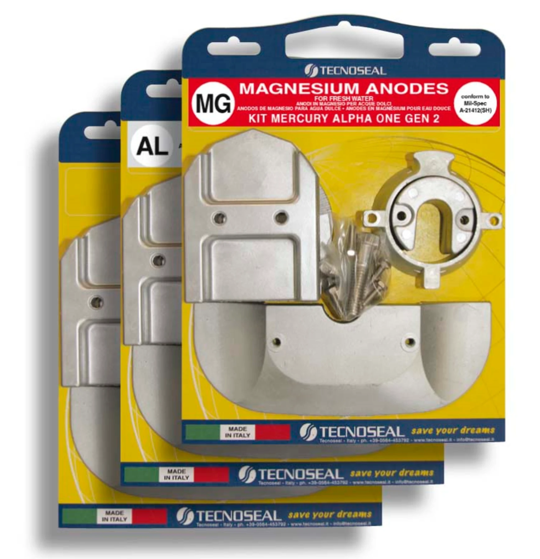 Anodkit för Alpha Gen 2, Aluminium