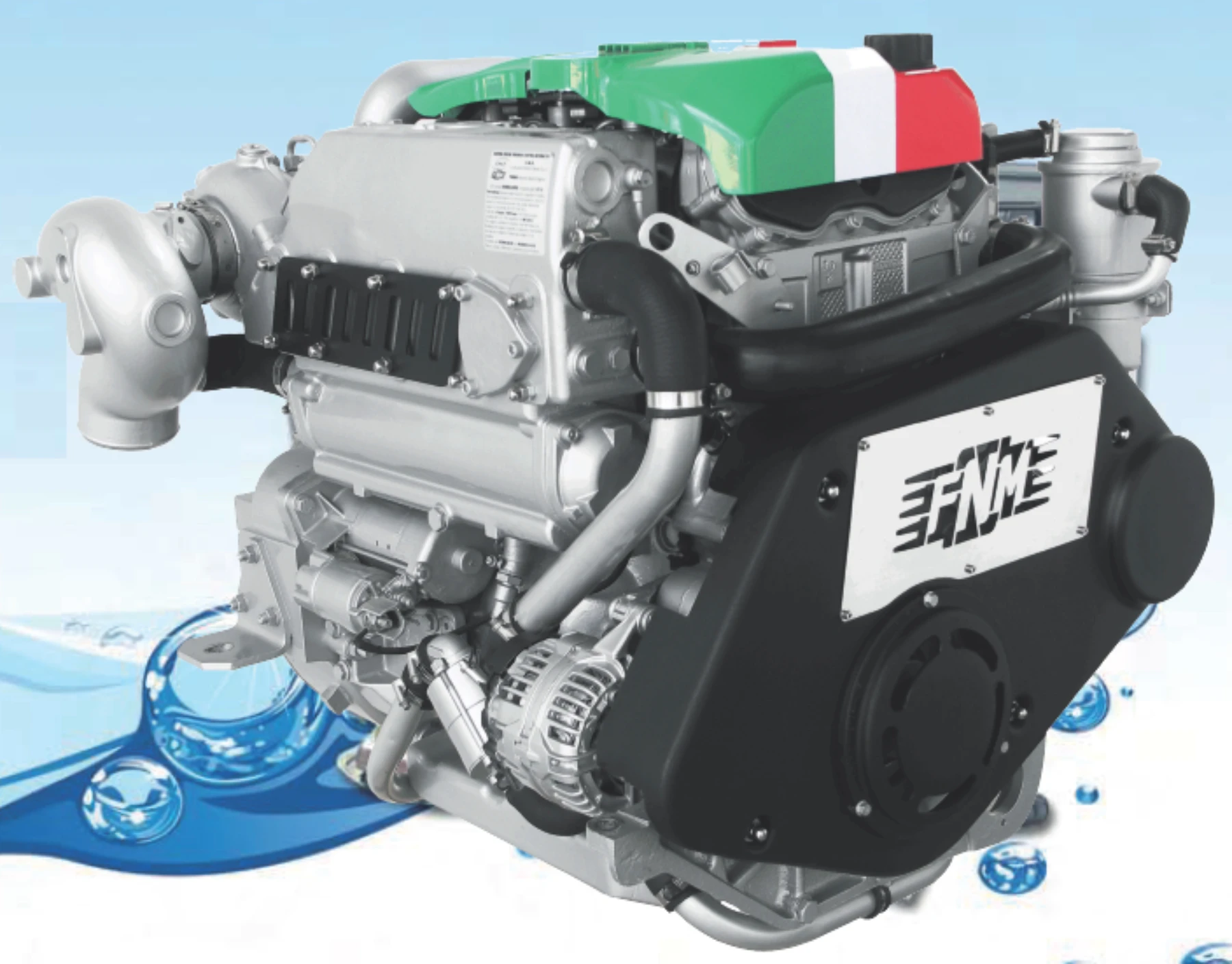 FNM Diesel inombordsmotor.