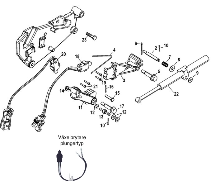 Alpha One Gen 2 Växelplatta