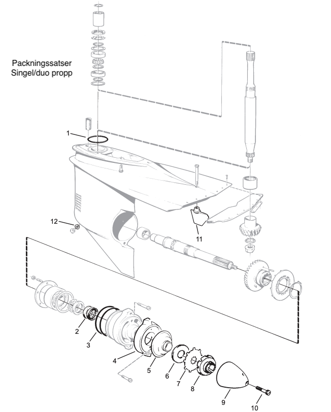 Volvo Penta AQ Underhus