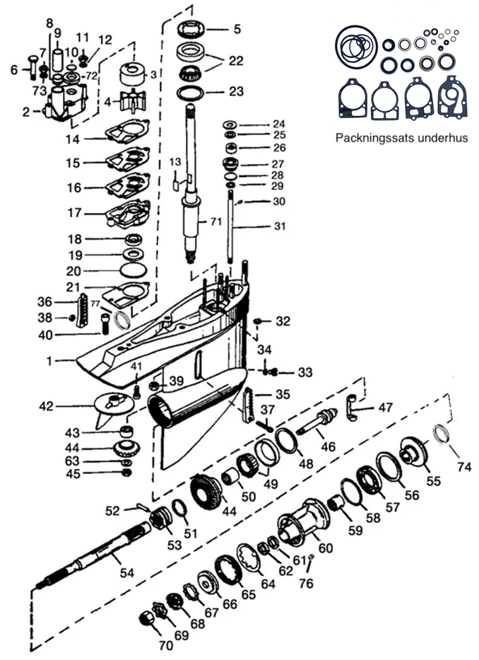 Alpha One Gen 1 Underhus