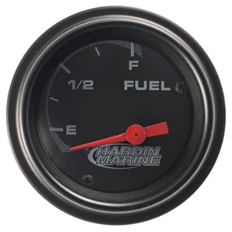 Bränsle/tank instrument, svart