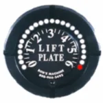 Svart LED Indikator för Jackplate, 6,5cm magnet