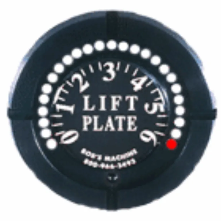 Svart LED Indikator för Jackplate, 6,5cm magnet