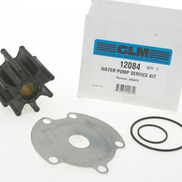 Impeller med packningar för pumphus i plast.