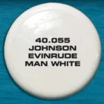 Sprayfärg Johnson/Evinrude vit