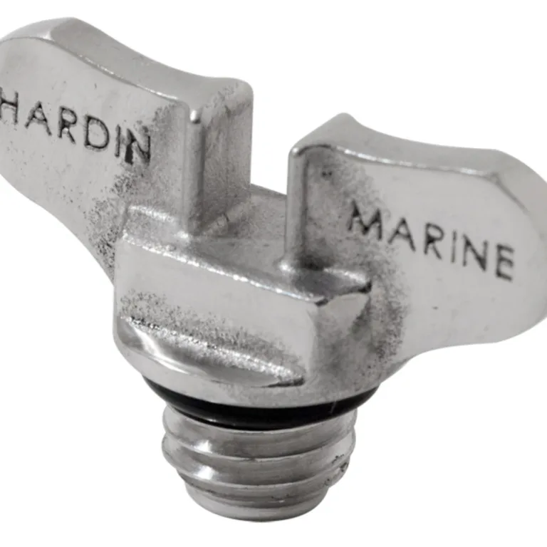 Dräneringsplugg med o-ring. Rostfri