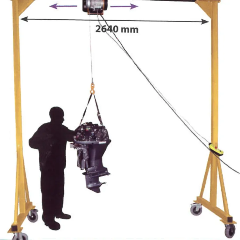 Travers med Elektrisk kedjelyft upp till 500Kg