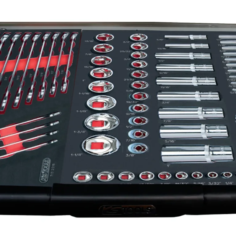 Paket med 75 verktyg (Tum) till verktygsvagn 802800