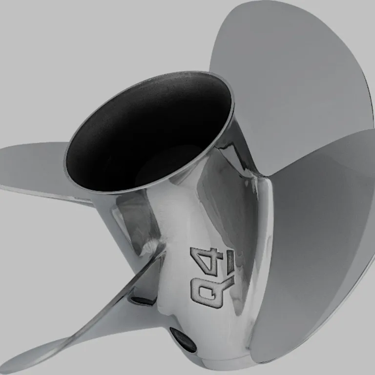 4-bl rostfri båtpropeller stigning 15 tum