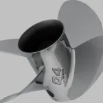 4-bl rostfri båtpropeller stigning 19 tum