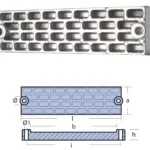 Anod till Mercury 25-75hk i zink