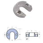 Anod Mercruiser Alpha One gen 2 i aluminium