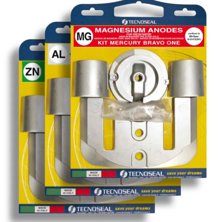 Anodkit för Bravo 1. Aluminium