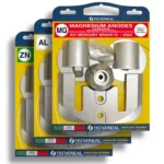 Anodsats för Bravo 3 2003-. Magnesium