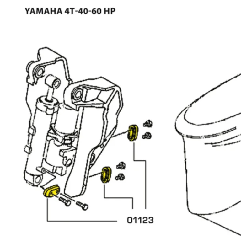 Anodkit för Yamaha 40-60 hk 4-takt