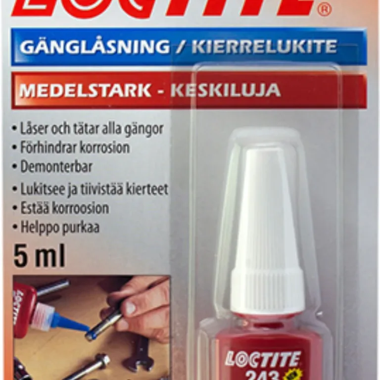 Loctite gänglåsning 243 Medel