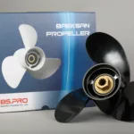 3-bl båtpropeller till Mercury stigning 13 tum