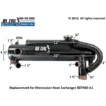 Värmeväxlare Mercruiser (807400A1, 807400)