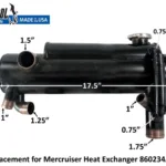 Värmeväxlare (ersätter 860234A1, 860234, 860234P)