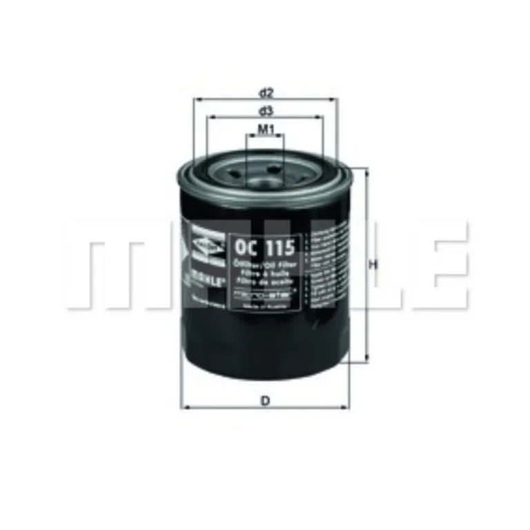 Oljefilter Yanmar, 124593-35100